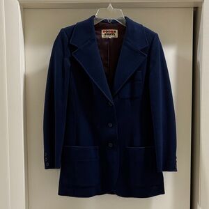 Rodier Paris Navy Women's Tailored Suit Jacket